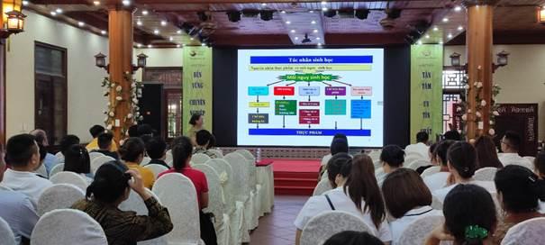 Hưng Y&ecirc;n: Tập huấn, cập nhật kiến thức an to&agrave;n thực phẩm cho đối tượng chủ sơ sở, người trực tiếp tiếp x&uacute;c với thực phẩm tại cơ sở kinh doanh thực phẩm, dịch vụ ăn uống tr&ecirc;n địa b&agrave;n