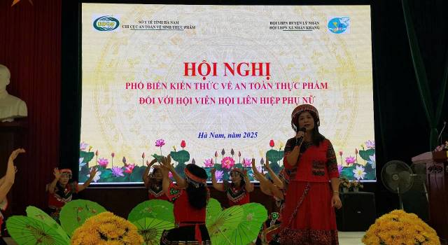 Hà Nam: Phối hợp với Hội liên hiệp Phụ nữ trên địa bàn tỉnh tổ chức Hội nghị nói chuyện chuyên đề phổ biến kiến thức về an toàn thực phẩm cho hội viên Hội liên hiệp phụ nữ là người chế biến, kinh doanh và người tiêu dùng thực phẩm