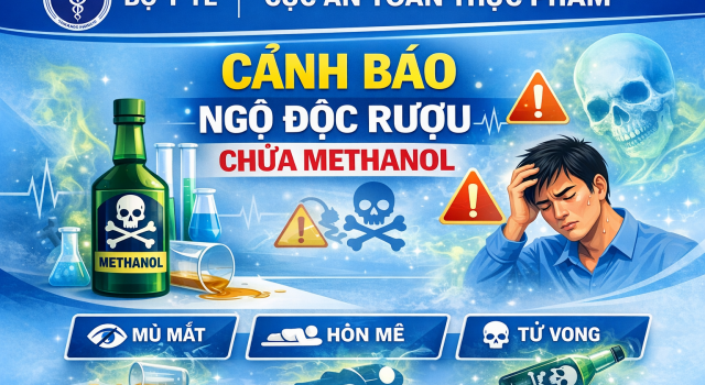 Hải Phòng: Khẩn trương điều tra, xử lý vụ nghi ngờ ngộ độc thực phẩm do methanol, ghi nhận 01 trường hợp tử vong