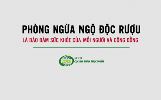 Thông điệp phòng chống ngộ độc rượu